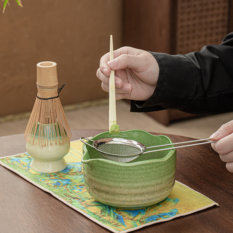 跨境点茶日式抹茶茶道工具百本立茶筅立茶碗整套宋代点茶茶筅套装|undefined