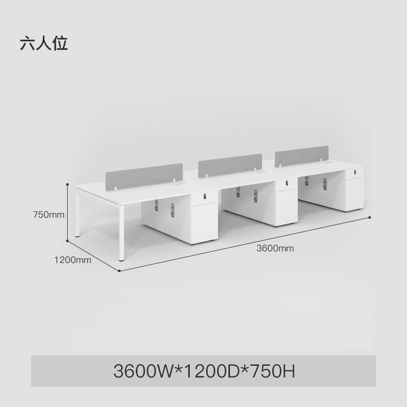 Escritorios y estaciones de trabajo – muebles de oficina modernos para 2/4/6 empleados