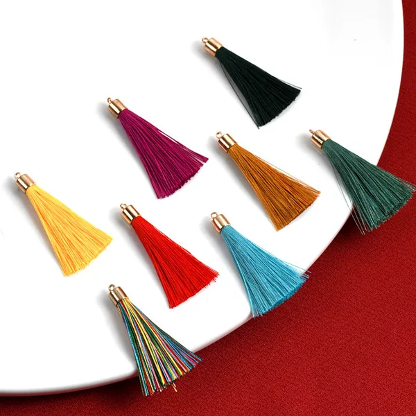 Mini small size Short Tassel Spike Golden Cap Weight Spike Decorative Diy Handmade Accessories Small Hanging Spike Wholesale