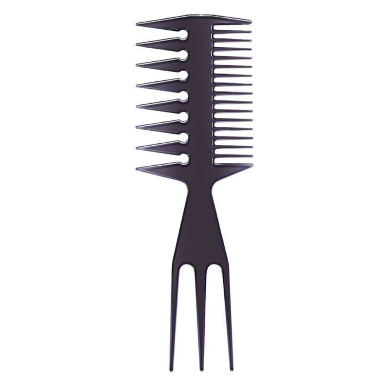 Sudi Barbero estilo retro peine de dientes anchos peine de pelo de aceite peine de los hombres de espalda grande de doble cara traje de Peine