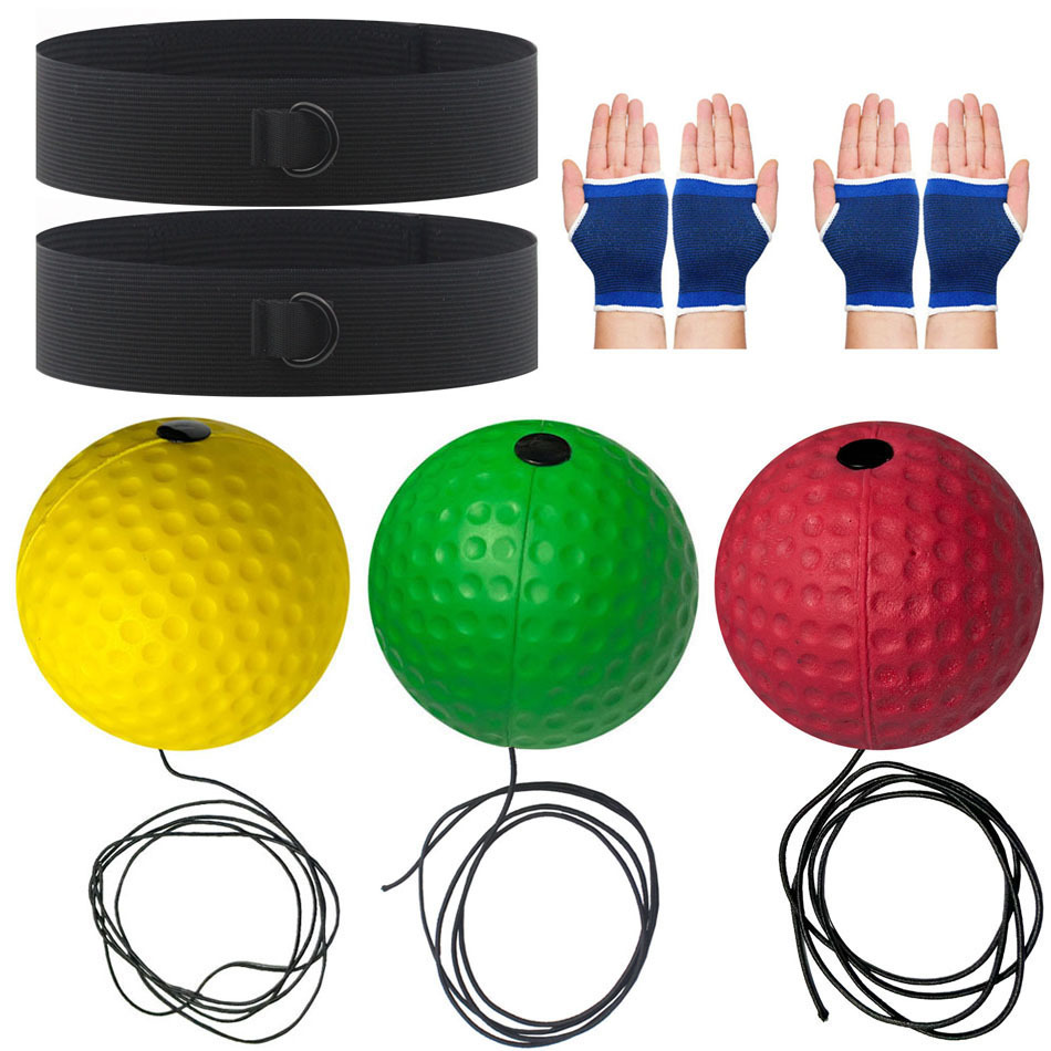 Bola de reacción de boxeo montada en la cabeza Descompresión Bola de fuga Bola de velocidad mágica Entrenamiento para adultos y niños Fitness Entretenimiento Inicio