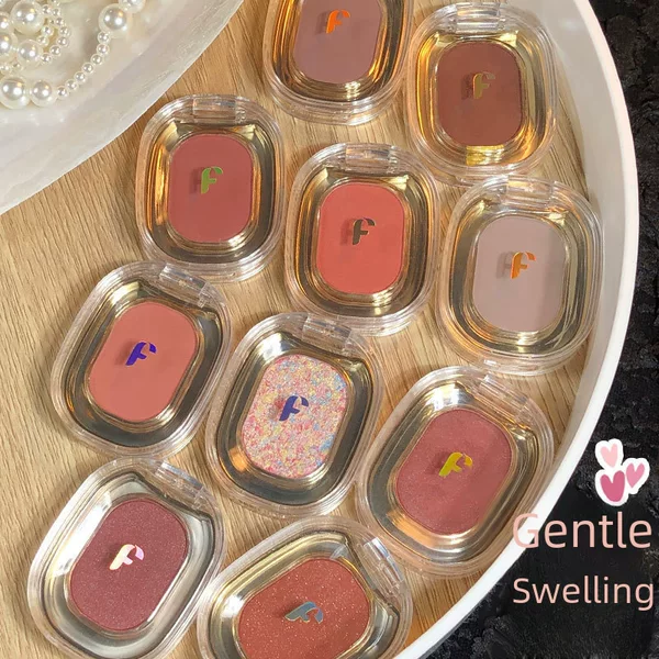 FAICCIA Low Saturated Smoke Powder Monochrome Eye Shadow Pin Swelling Gentle Clear Naked Makeup #243 Macaron Grey 221#