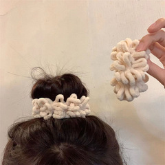髪の量が少ないベルベットの髪輪女性ネット紅日韓髪ひもタオルリングinsは皮筋のシンプルな気質のひものようだ