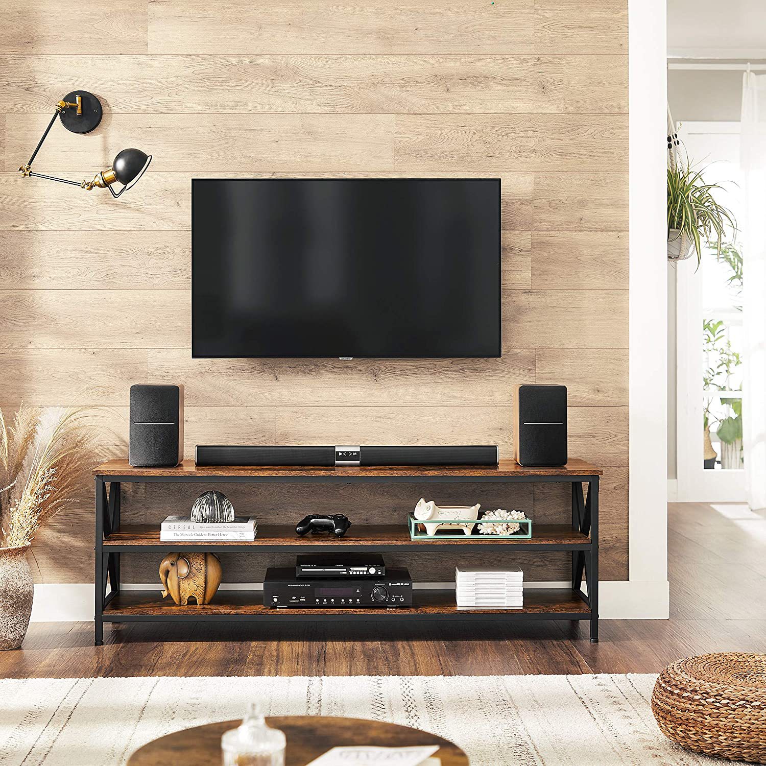 亚马逊同款电视柜家具组合套装可伸缩客厅卧室北欧小户型电视柜