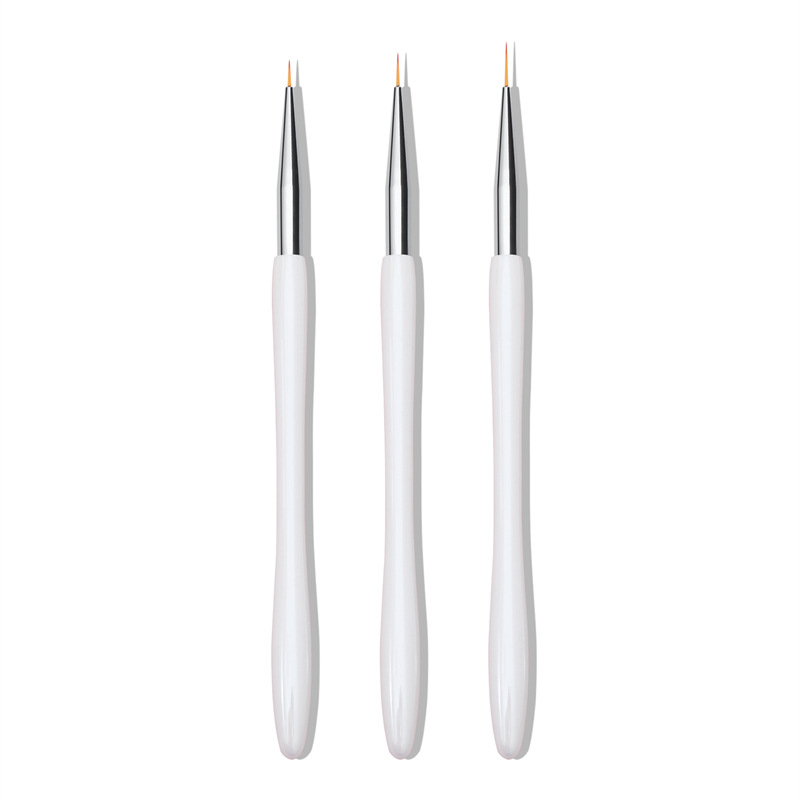 Venta directa de fábrica 3 pluma de dibujo de uñas gradiente sirena Aurora color gancho de uñas pluma de pintura