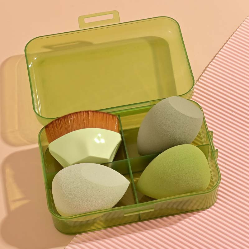 No.55 cepillo de base mágico con huevo de maquillaje conjunto de huevo de maquillaje polvo de polvo herramientas de maquillaje al por mayor