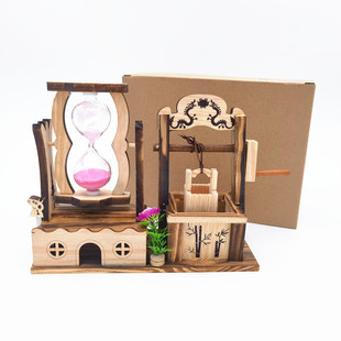 Hourglass Timer Ornaments Desktop Crafts Creative Hourglass Ornaments Hourglass Timer Commemorative Gift Ornaments