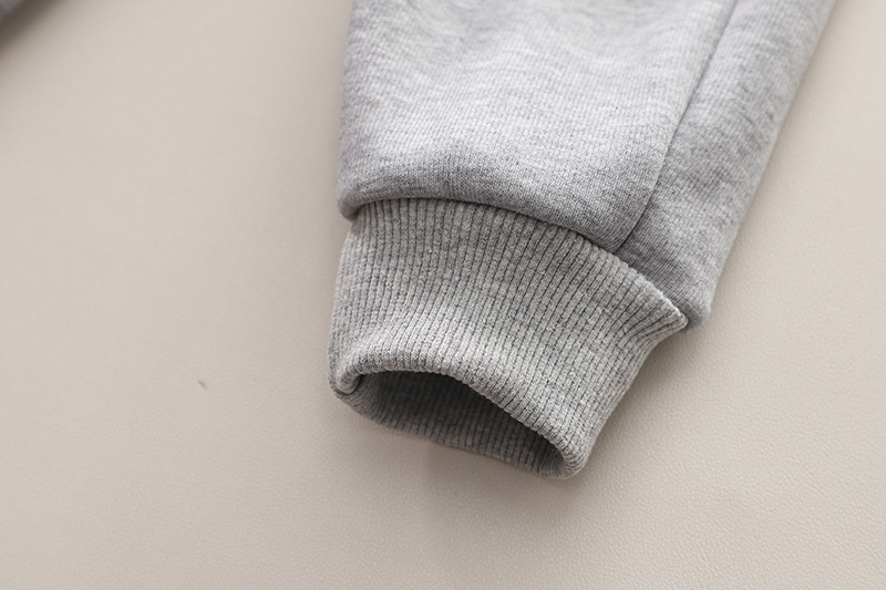 Conjunto de 3 piezas de ropa de invierno con dibujos animados, de terciopelo grueso, para bebé de un año, a la moda_voghion.com