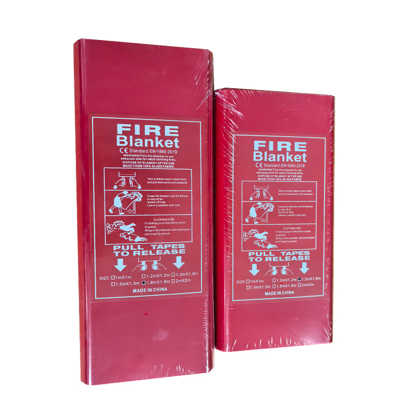 源头厂家防火毯玻璃纤维亚马逊防火毯CE认证防火毯批发汽车灭火毯