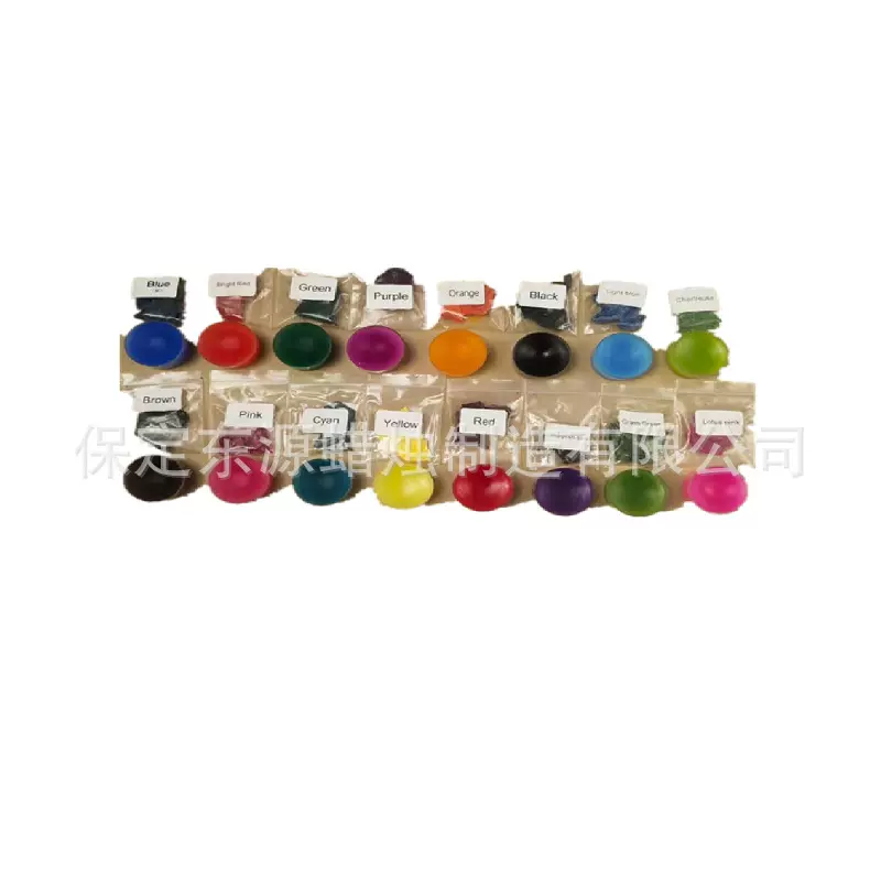 工厂发货赤华块状蜡烛染料DIY材料色块不规则形状 5克1包跨境货源