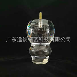 葫芦形状透明沙发脚亚克力材质耐用家具脚工厂批发高档款式沙发腿