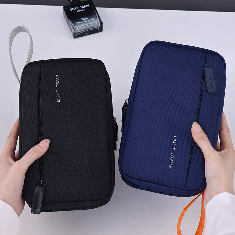 Nuevo producto transfronterizo, paquete ligero, bolsa de lavado portátil, bolsa de cosméticos para hombres multifuncional de gran capacidad, bolsa de almacenamiento de cosméticos