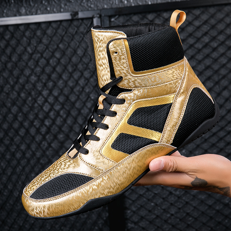 Boxing shoes, men's and women's martial arts shoes, combat shoes, professional training shoes, Sambo shoes, Muay Thai shoes, free fighting shoes, wrestling shoes