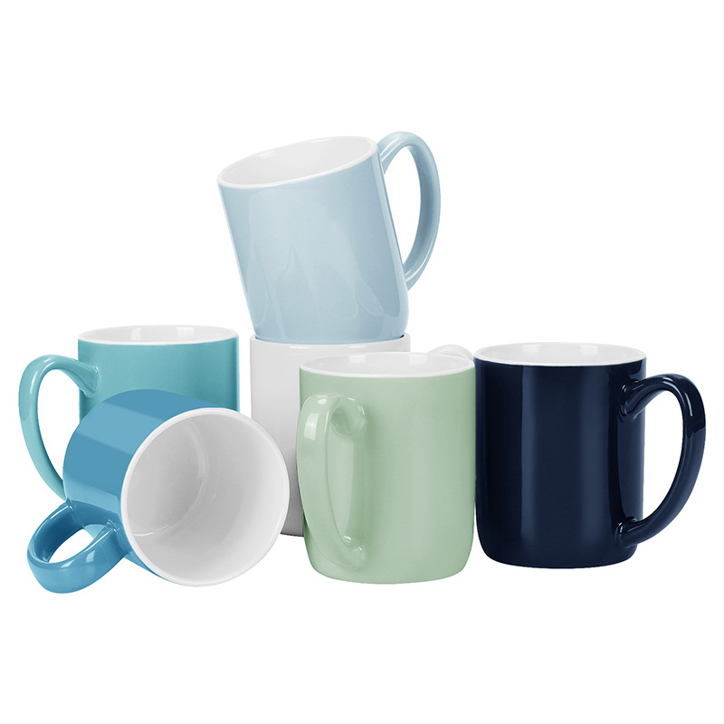 Juego de 6 Tazas de Cerámica de Porcelana Blanca, Resistente a Altas Temperaturas, para el Hogar image 6