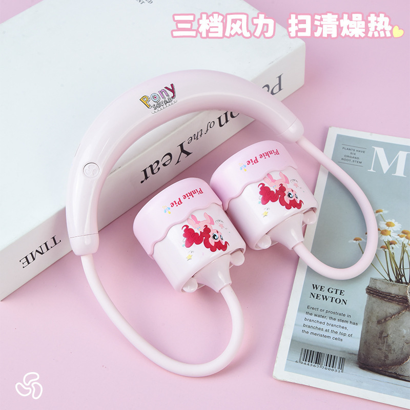クレヨンしんちゃん 吊り首ファン 角度調整可能 USB充電 3段階風力 旅行 学生 便利 ギフト クロスボーダー|undefined