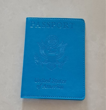 En stock envío gratuito cubierta de pasaporte americano multi-funcional bolsa de pasaporte cubierta de la Tarjeta de pasaporte caja de cuero de almacenamiento integrado pasaporte