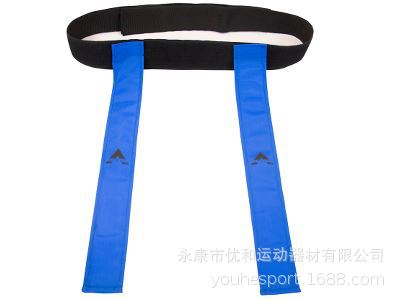 优和运动器材 橄榄球腰旗 蓝 全魔术扣 FF61BB