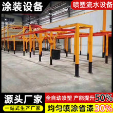 厂家定制工业地轨式喷漆流水线全自动静电悬挂喷涂喷塑设备流水线