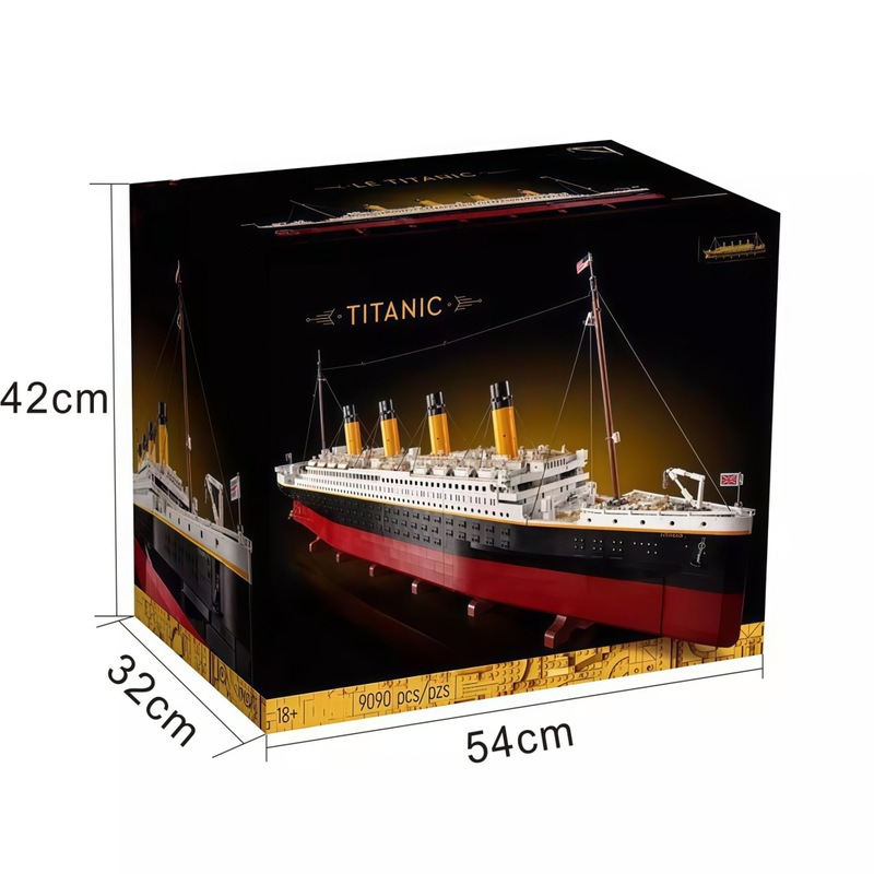 Compatible with Lego Titanic Ship 10294 Adult Building Block Assembly Building Model Toy Gift