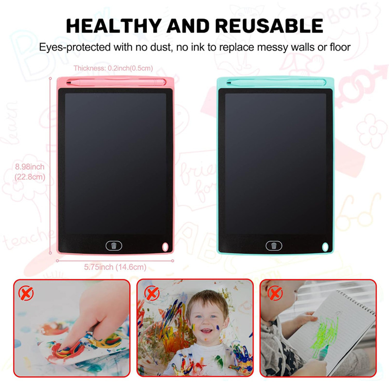 8.5-inch LCD writing pad 10-inch writing pad Painting pad Graffiti puzzle toy 12-inch children's drawing pad