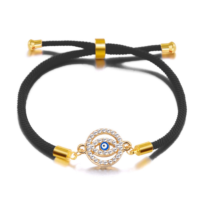 Herenarmband met boze oog strass en legering_voghion.com