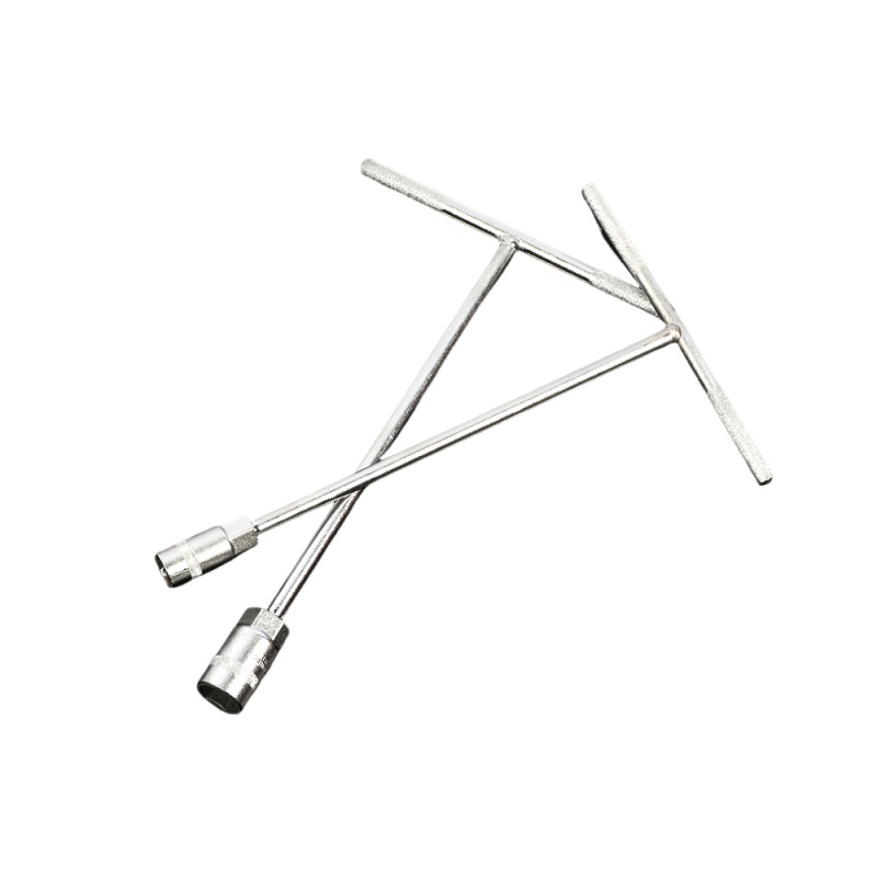 Llave de vaso en forma de T de calidad profesional con ranura hexagonal externa y mango en T extendido en venta.