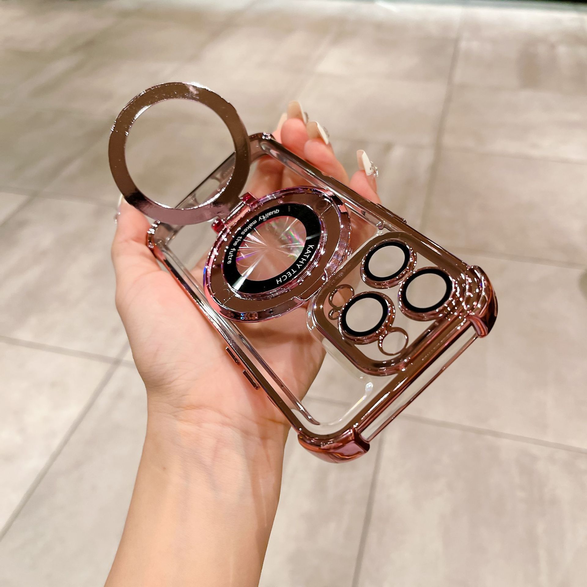 Funda Protectora con Airbag Anti-Caídas 11, Compatible con iPhone 17, Soporte Magnético, Funda Protectora para Apple 15, Airbag Anti-Caídas 14