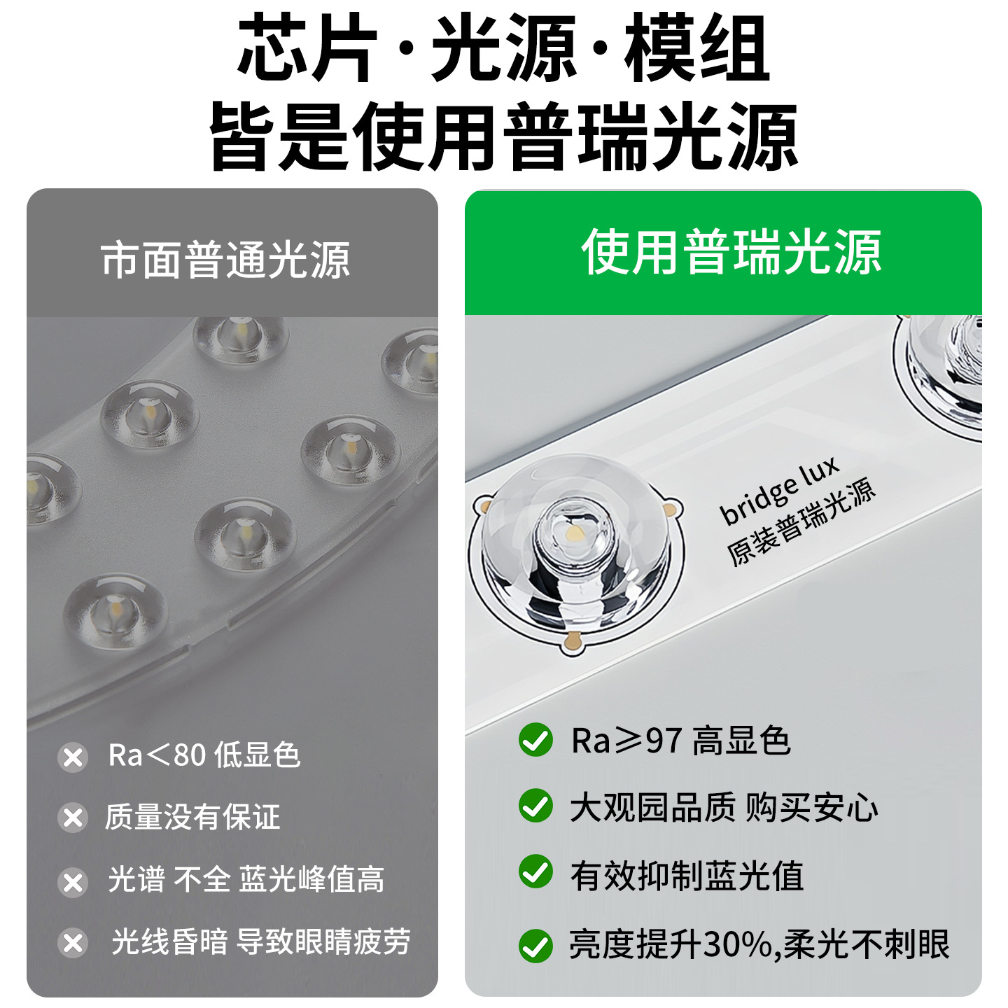 Luz de techo de la sala de estar 2026 nueva protección de ojos de espectro completo lujo ligero italiano luz principal de vestíbulo simple lámpara Zhongshan 357L