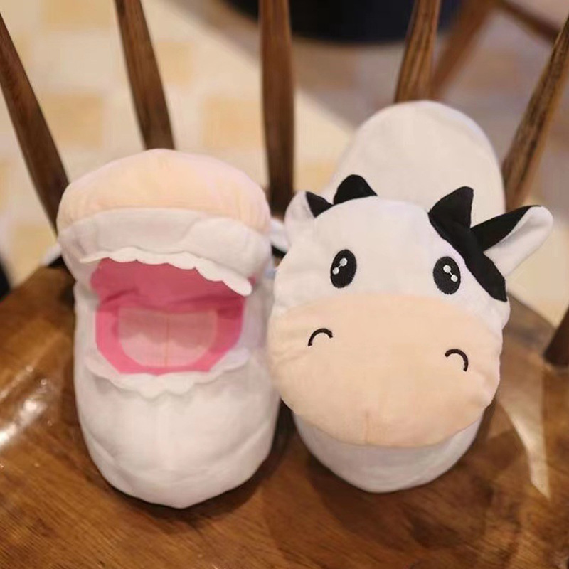 Cartoon keep warm men's slippers for men and women