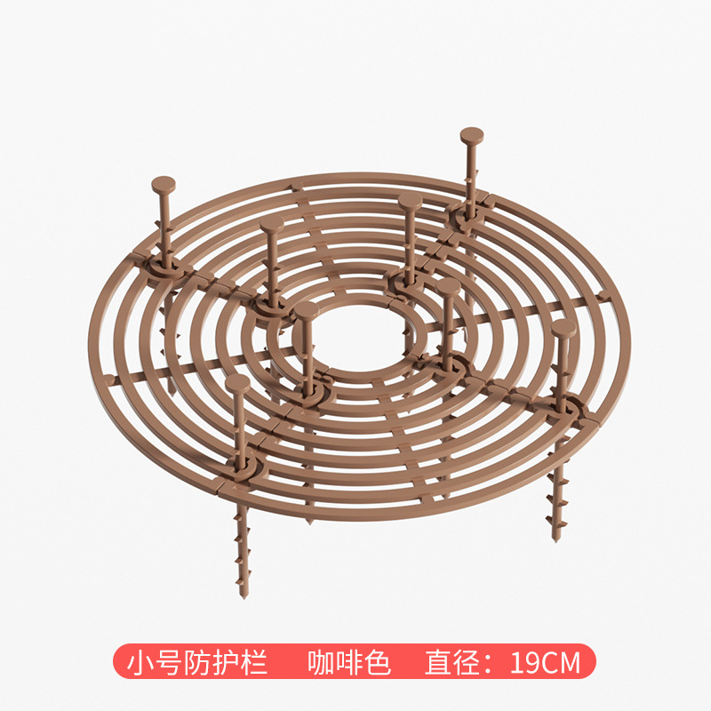 Small size brown round