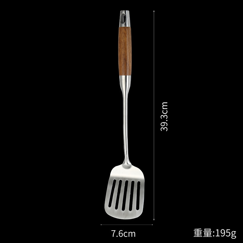 304花梨木ステンレス鍋シャベル台所炒め料理シャベル家庭用シャベル炒めスプーン|undefined