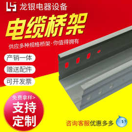 厂家供应 热镀锌喷塑槽式线架梯式电缆托架 不锈钢电缆桥架