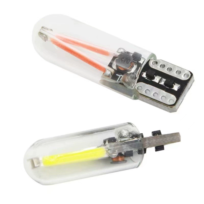 Внешняя торговля автомобиль светодиодное стекло маленькая лампа нить новая T10 COB нить накаливания ширина стекла индикаторная лампа бесступенчатая лампа декодирования