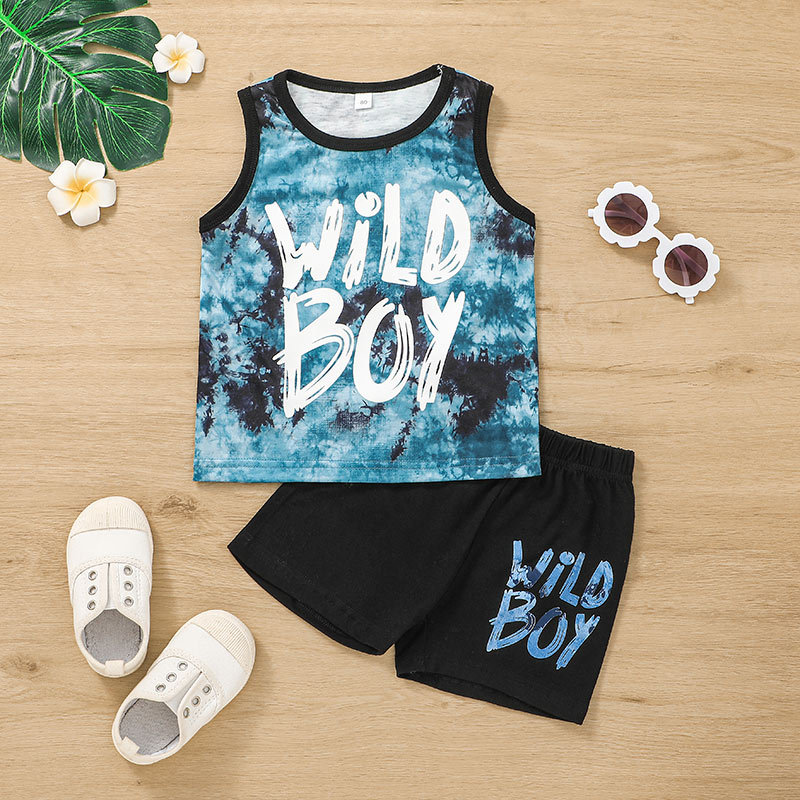 Children's Clothing Sports Style Boys Korean Children's T-shirt Set display picture 3