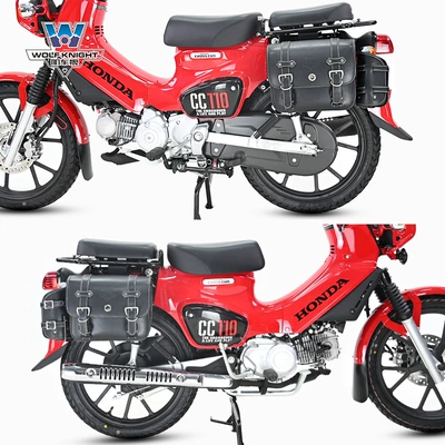 Motorcycle bumper | parts carbon steel - baby-cc110-left-right-middle-retro-bag-two-packs-about-22-liters
