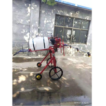 自走式手推打药机 汽油式农用喷洒机 手推式大面积打药喷洒一体机