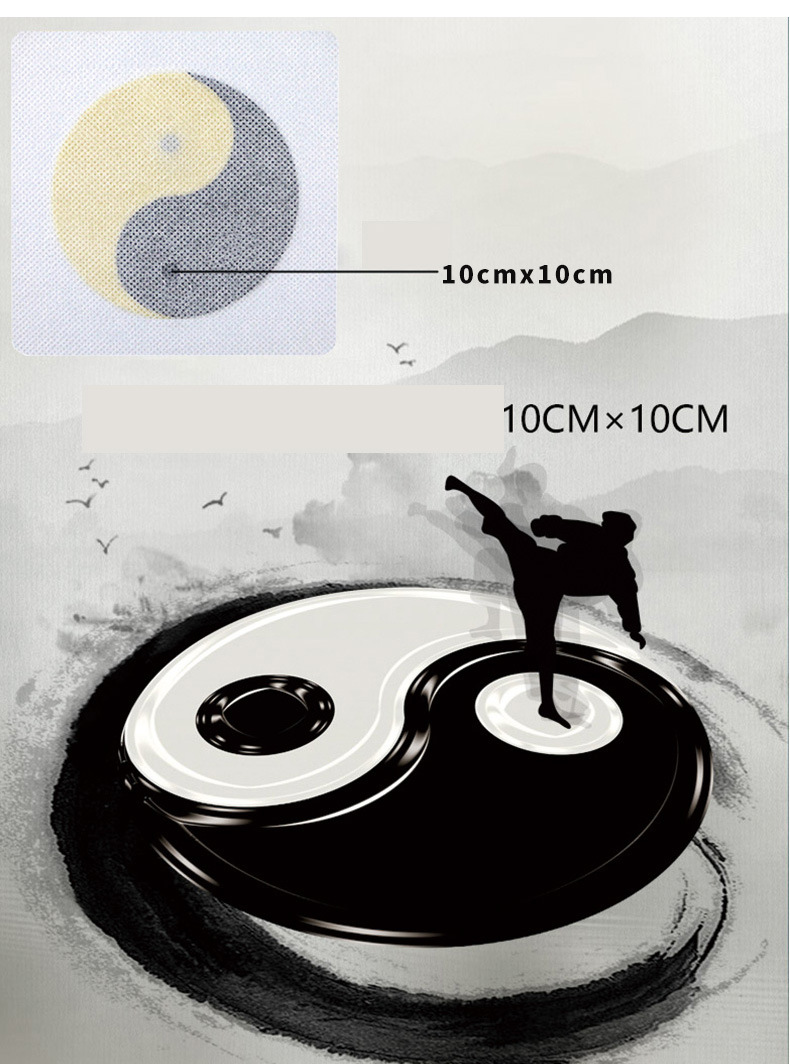 Five Elements Tai Chi Magnetic Therapy Patch Self Heating Neck Shoulder Waist Leg Pain Relief Plaster 4 Patches Per Box specifications