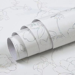 鐳射烤漆加厚自粘壁紙桌面櫥櫃純色翻新貼紙廚房防水防油翻新貼紙