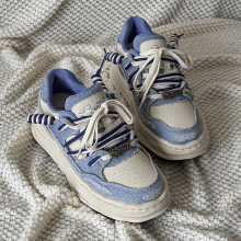 7cm隐形内增高鞋男四季百搭水洗牛仔低帮情侣款增高鞋休闲板鞋