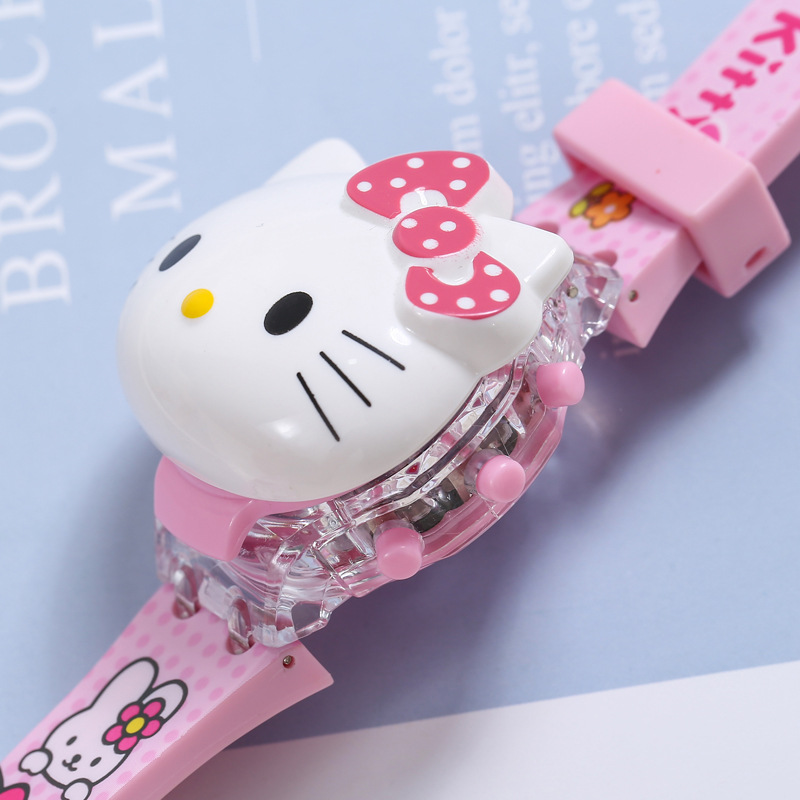 Linda chica corazón dibujos animados KT gato estudiante reloj novias regalo sanliou Hello Kitty reloj electrónico de alta apariencia