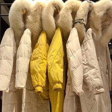 樂町冬季新款韓版白鴨絨羽絨服女款高端時尚 十三行品牌女裝批發