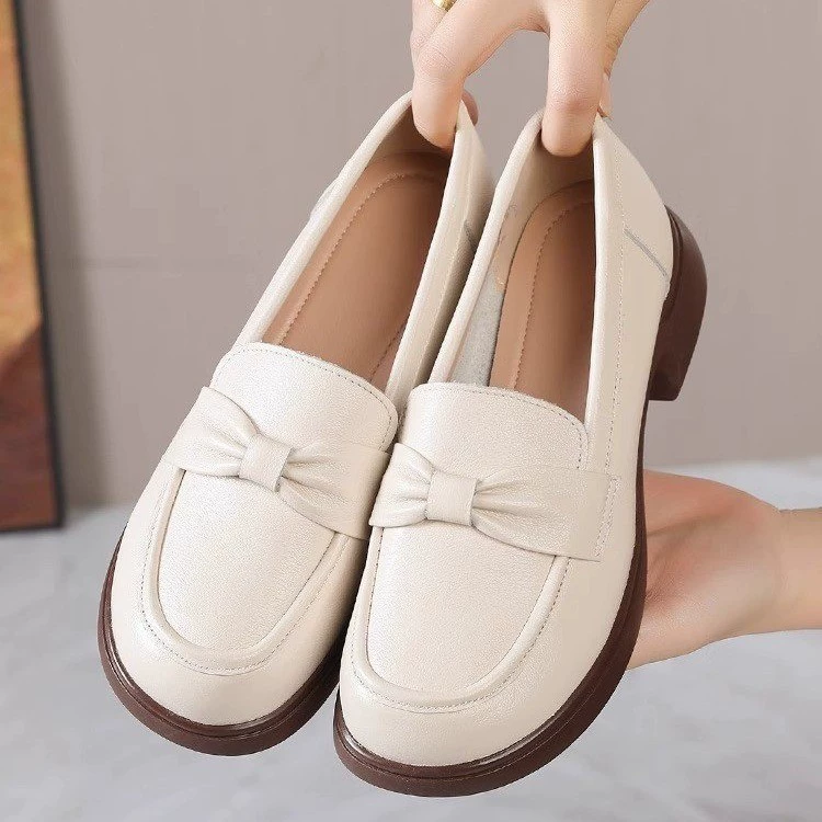 Новые удобные туфли для мам из мягкой кожи, лоферы без шнуровки, кожаные туфли на плоской подошве, женские туфли из мягкой кожи на мягкой подошве, повседневная обувь