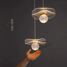 现代简约北欧风吊灯卧室高级感 吊灯轻奢高级感 别墅复式长线吊灯