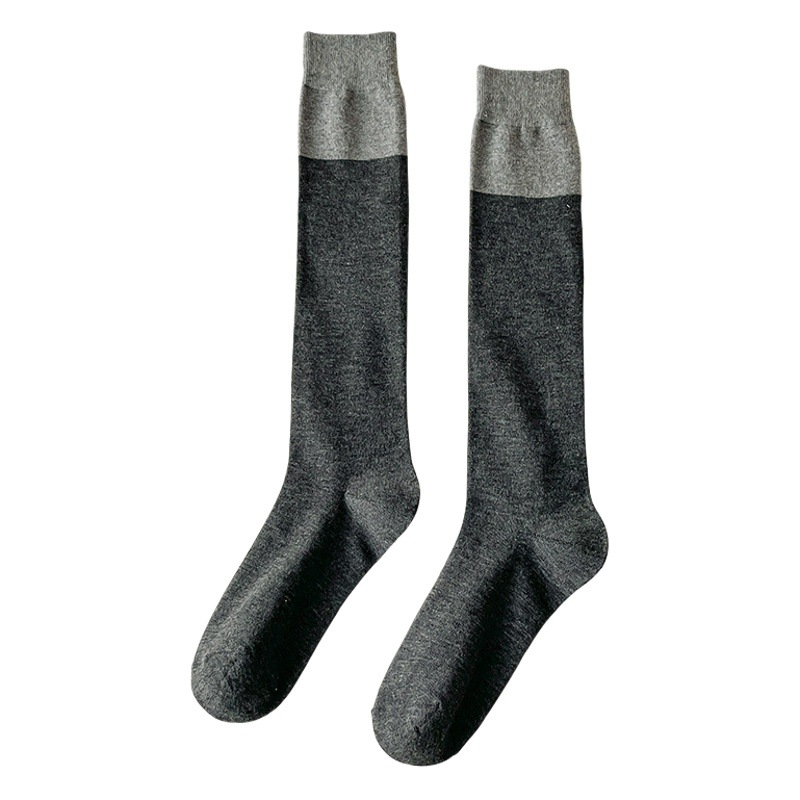 Pila de calcetines, calcetines de primavera y verano para niños, calcetines para pantorrillas, muslos, calcetines por encima de la rodilla, calcetines de mujer jk a juego de color fino y de micro presión al por mayor