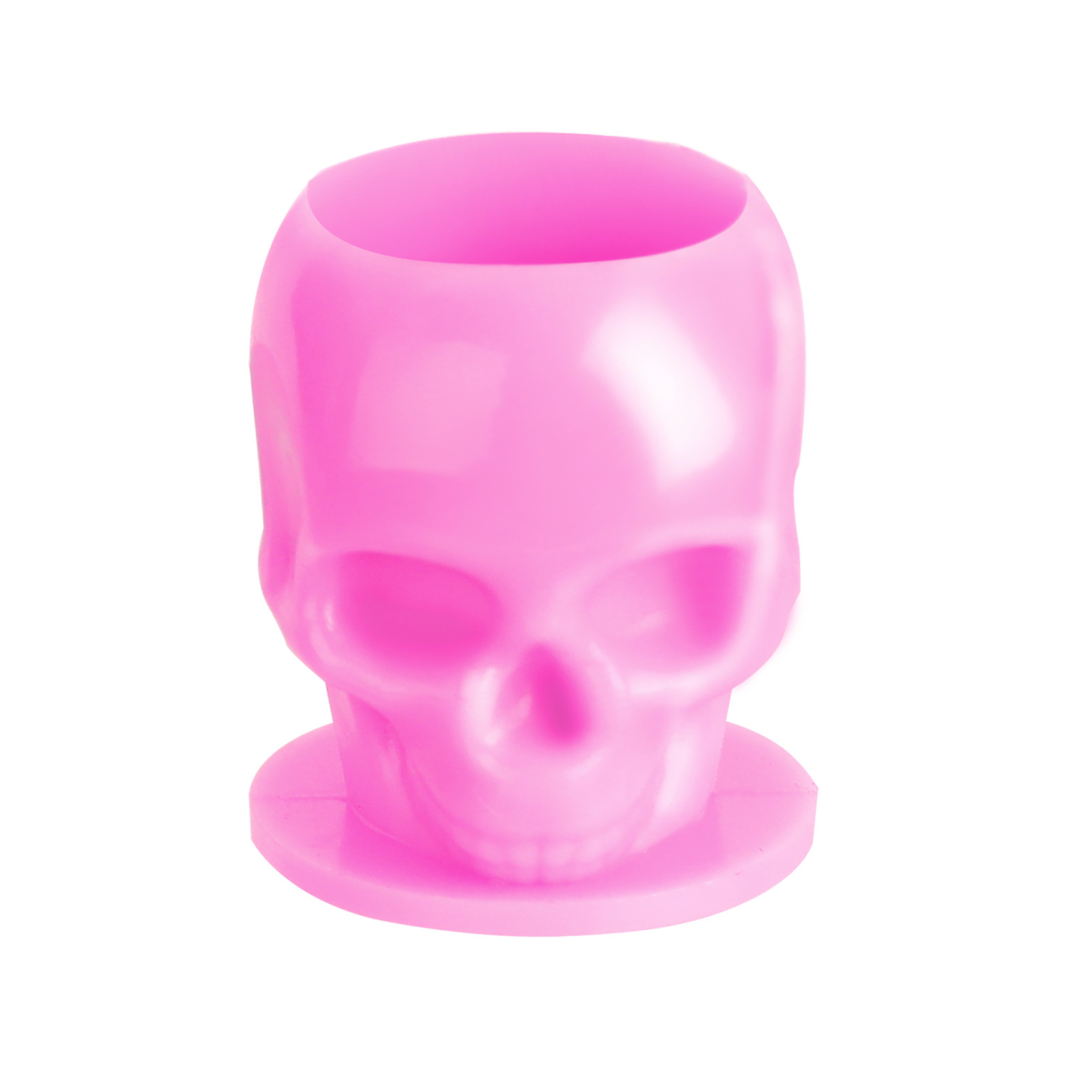 Yilong Tattoo Equipment Taza de color de tatuaje de calavera nueva transfronteriza 200/bolsa con taza de color de tatuaje base