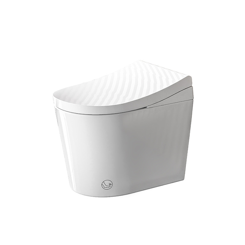 inodoro inteligente totalmente automático sin restricción de presión de agua para pequeños hogares, inodoro de descarga con bomba Snapdragon grande