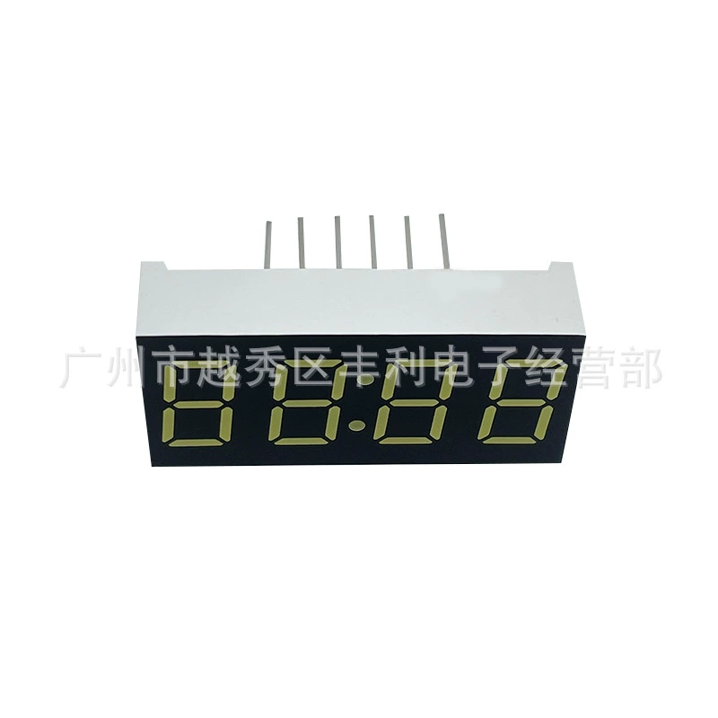 Часы с LED-экраном 0,36 дюйма 4-разрядная цифровая трубка 3462 белый свет, общая анод/катод цифровая трубочная индикация
