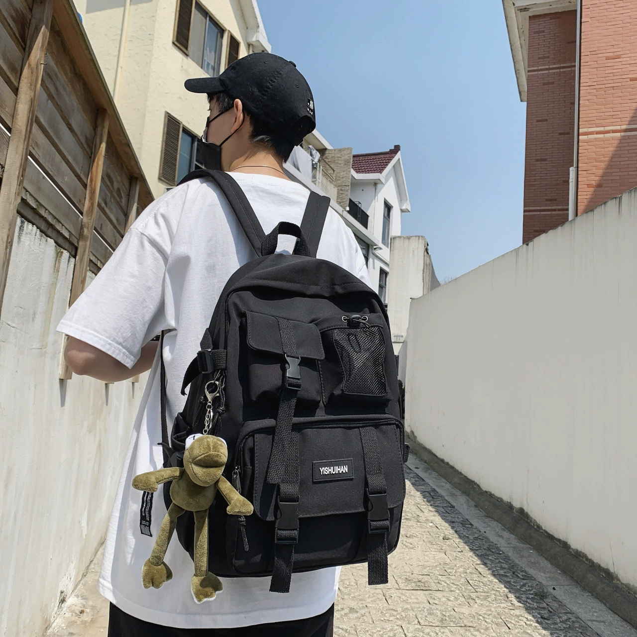 Рюкзак женский 2022 Новый корейский стиль большой емкости для учащихся средней школы Школьный рюкзак мужской повседневный модный дорожный рюкзак