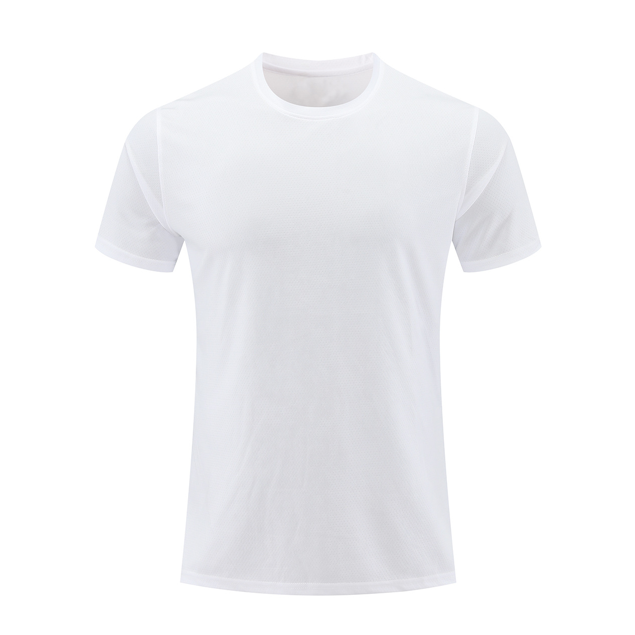 Hombre deportivo ocio mangas cortas T gran agujero de ventilación color combinado ropa de trabajo de secado rápido impresión logotipo camiseta ropa deportiva fitness