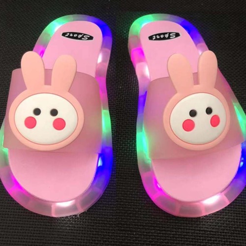 Children's Slippers, Glowing Slippers, Cartoon Fashionable Cute Cooling Shoes, Unicorn Slippers